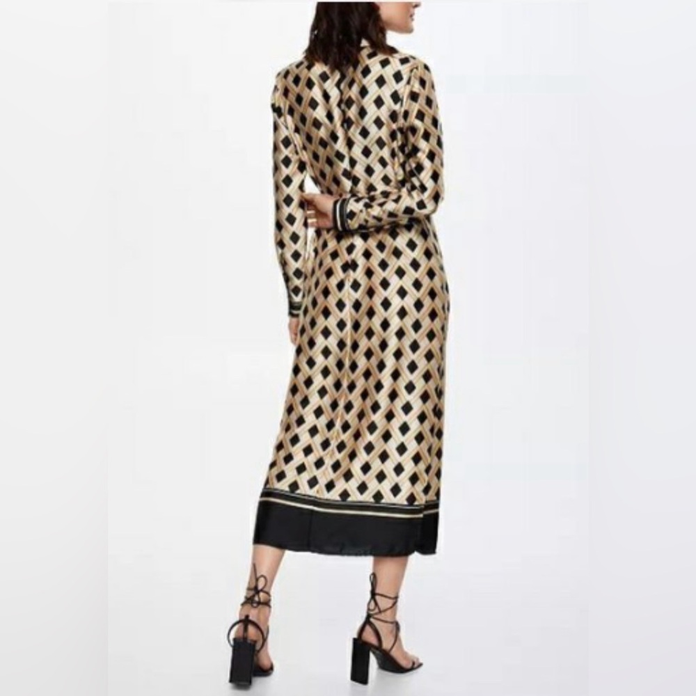 Mango Geometric Patterned Dress - Picture 2 of 6